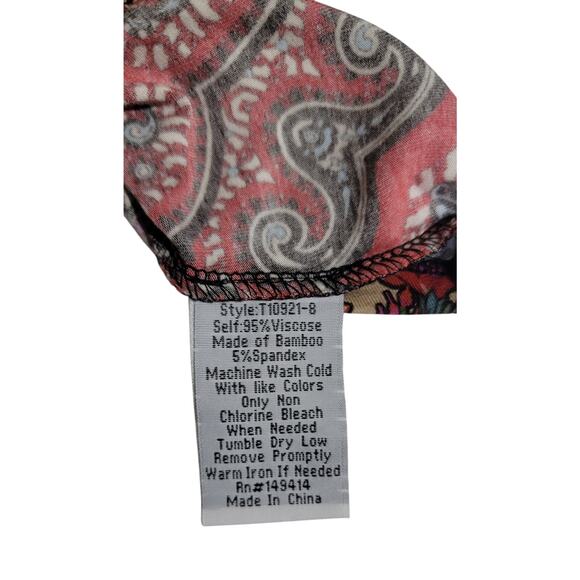 Johnny Was Floral Patchwork Boho Top - Picture 4 of 4